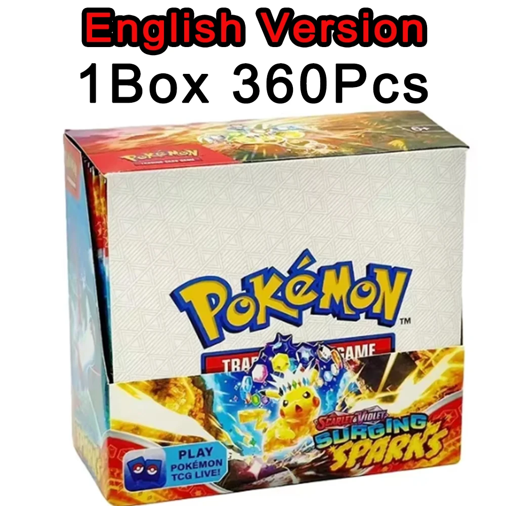 360 cartes Pokémon en anglais, Prismatic Evolutions Scarlet Violet 151, Booster Battle, cartes espagnoles, cadeaux