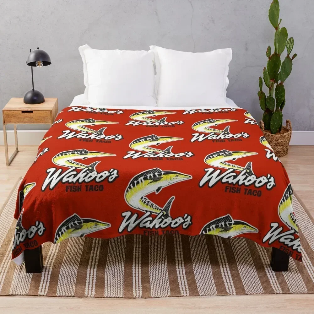 Wahoo's Fish Taco Resto Throw Blanket Multi-Purpose Quilt Luxury Thicken heavy to sleep Blankets