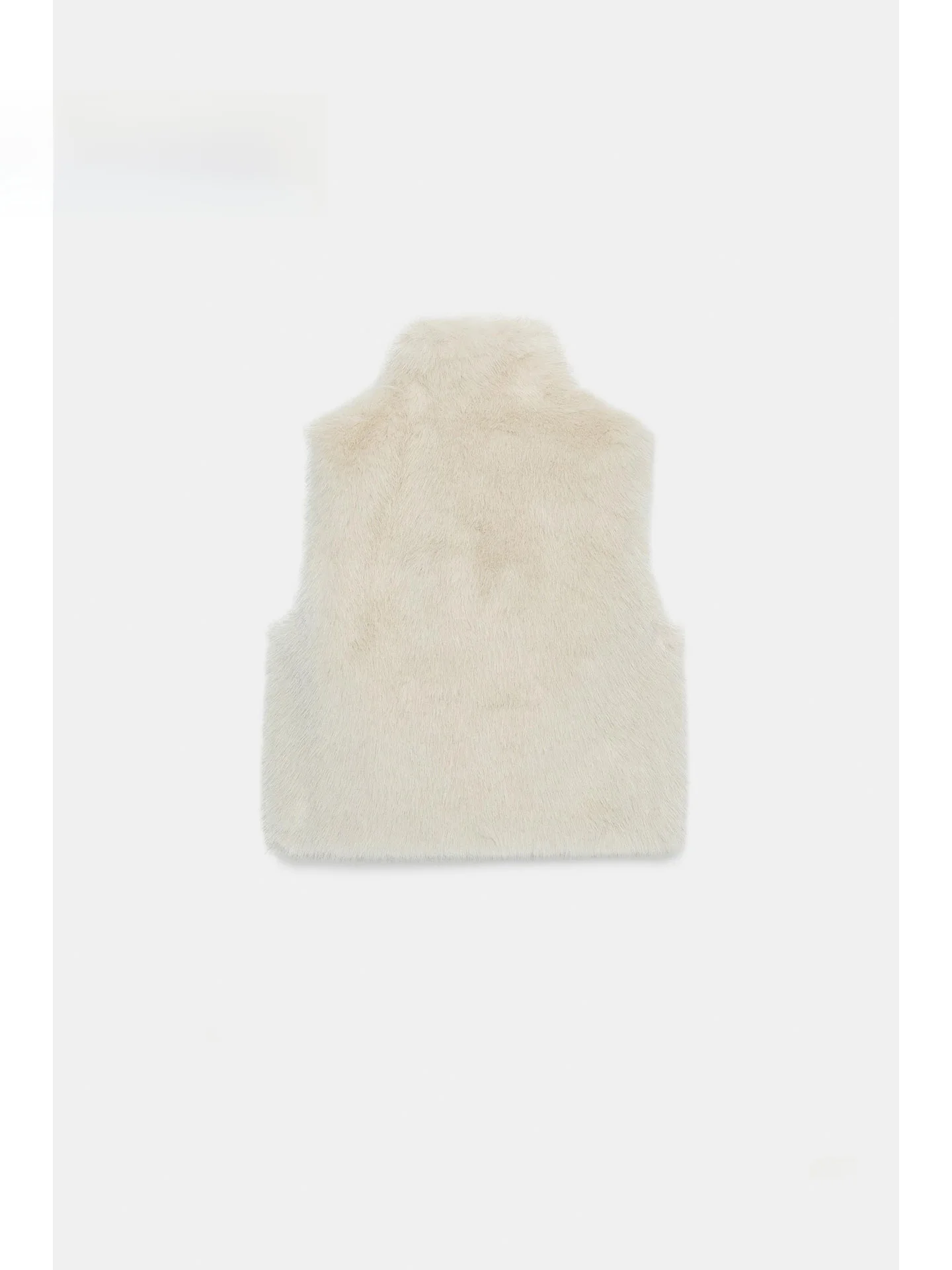 Faionable Soft Kunstfell-Effekt-Kapuzenweste-Mantel für Damen, ZAPRHA 2025, Herbst, neue SLE-Freizeitkleidung, Oberbekleidung