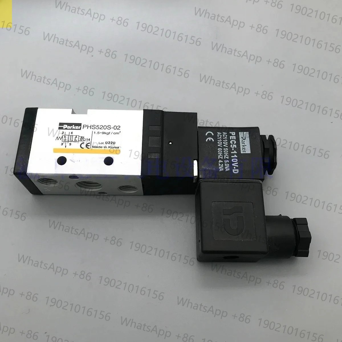 

Replace the old PHS520S-8-110V-D with the original solenoid valve