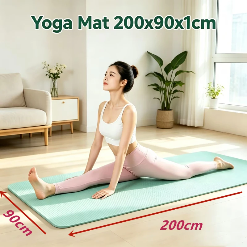 yoga-mat-200x90x1cm-extra-wide-anti‑slip-thick-mat-waterproof-shockproof-floor-mat-for-pilates-workout-indoor-exercise-training