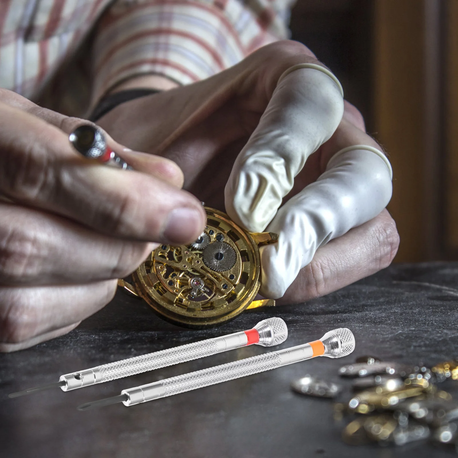 ชุดไขควงนาฬิกา 13 ชิ้น ขนาด 0.6 มม.-2.0 มม. เครื่องมือความแม่นยำสูงสำหรับซ่อมนาฬิกา แว่นตา ชุดไขควงขนาดเล็กสำหรับงานเครื่องประดับ โทรศัพท์มือถือ