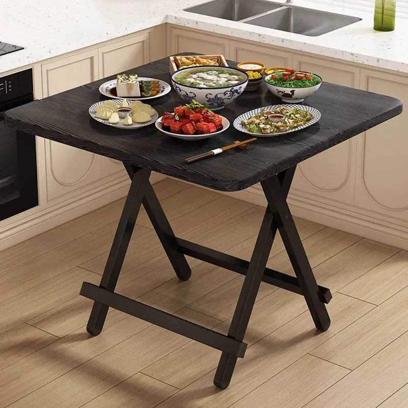 

Party Living Room Dining Table Organizer Unique Kitchen Mobile Dining Tables Space Saving Mesas De Jantar Home Furniture HDCZ