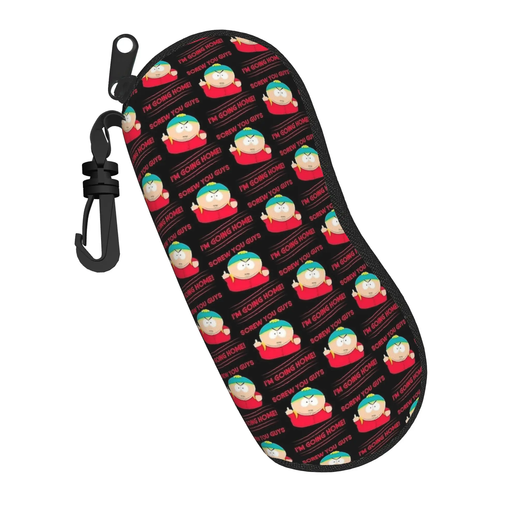 

Футляр для очков South Parked, подарок для женщин, аксессуары, коробка для хранения очков Cartman Screw you guys, мультяшная коробка для солнцезащитных очков