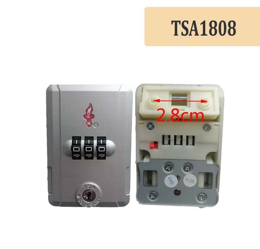 TSA-1808 مجموعة ملحقات الأمتعة ذات القفل الجمركي الأصلية خفيفة الوزن ومحمولة مع أداء متفوق مضاد للسرقة #2