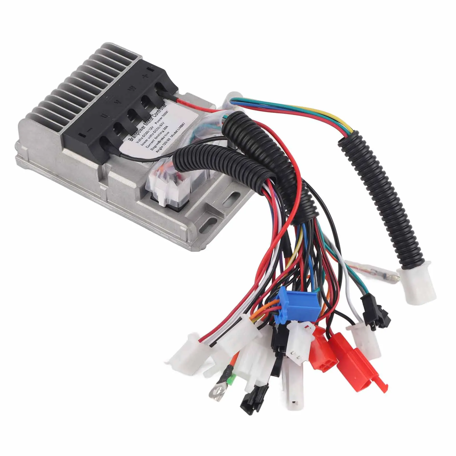 Coque universelle en fonte d'aluminium 60V-72V 500W, alarme pour Scooter de croisière, contrôleur sans balais, accessoire pour vélo électrique