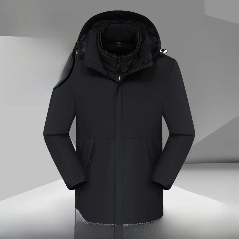 

Серебристая женская демисезонная куртка с меховой подкладкой, съемная, ветрозащитная, водонепроницаемая, для активного отдыха, повседневная, приталенного кроя