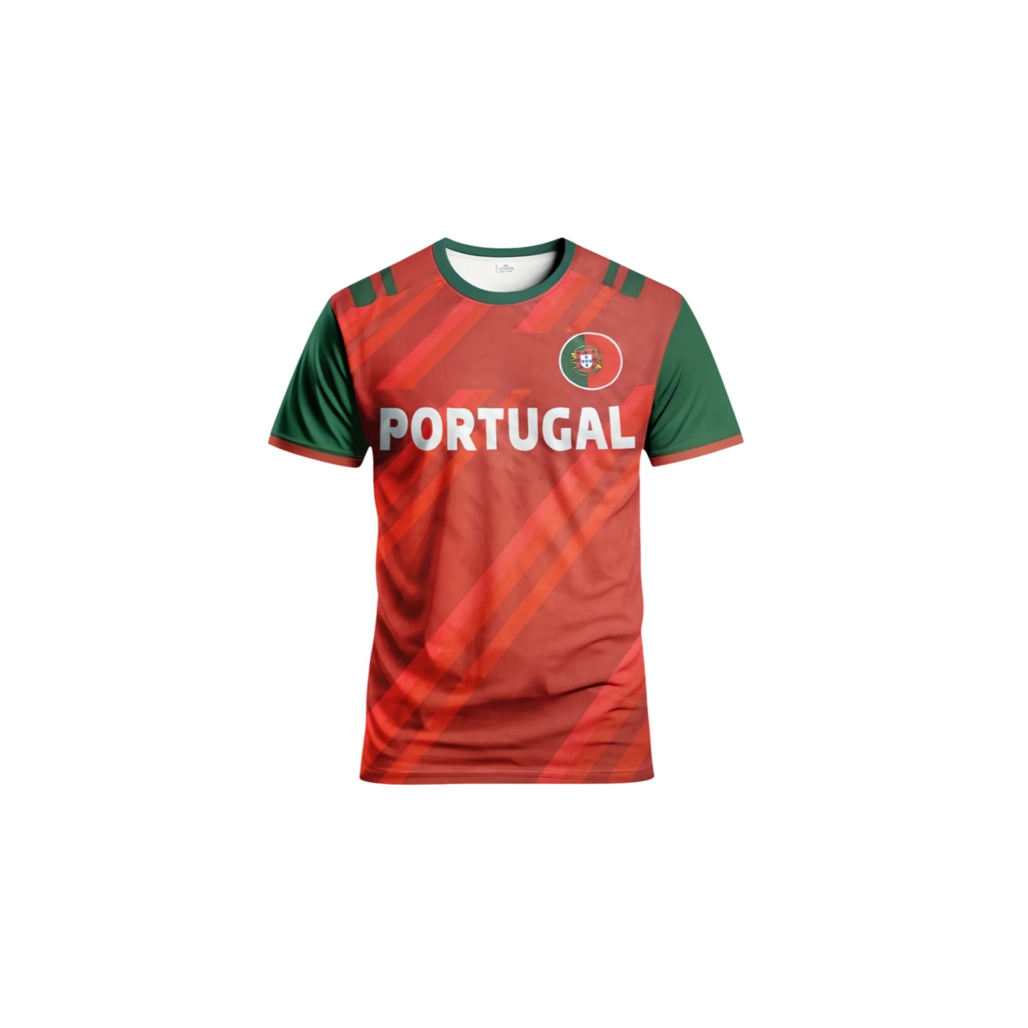 3D Printed Portugal Jerseys Customized T-Shirt For Men Football Pattern T Shirts Casual Uniform Sports O-Neck Tees Loose Tops