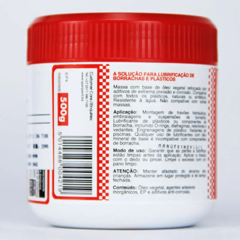 FOR SPANJAARD Rubber Grease 500g Extreme Pressure and Anti-corrosion Additives