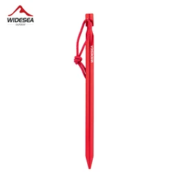 Widesea 캠핑 4 개/대 텐트 Pegs 말뚝 못 대 한 하드 눈 층 야외 액세서리 쉼터 장비 용품 하이킹