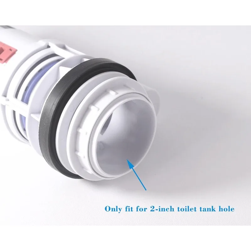 2 Inch Bathroom Flushing Valve 38mm Dual Press Drain Valve, Tank Universal Accessories for TWO-piece Toilets Flush Toilet Valves