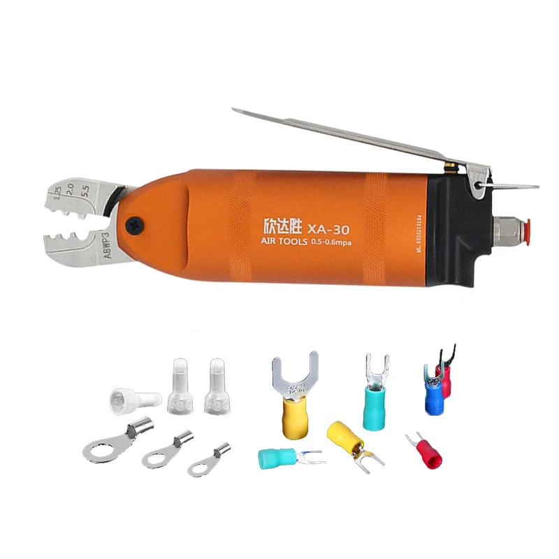 Imagem -05 - Pneumático Friso Alicate Ferramentas Cortador de Tesoura Crimper Metal para Conector de Fio Terminal Nipper Peças Braçadeira Tesoura Cabeça do Corpo ar