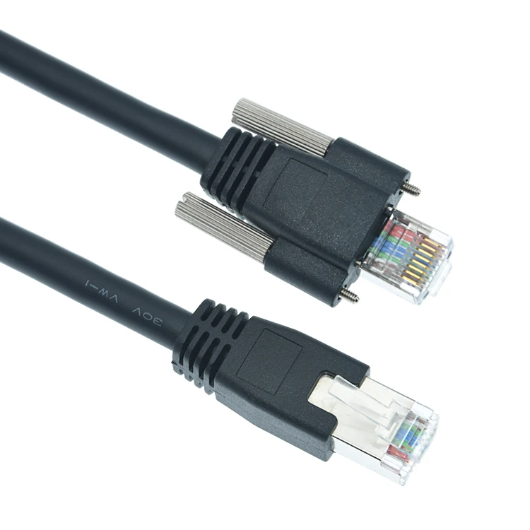 High Quality Test 4pair 24 AWG Cobre Cable De Red LAN CABLE Cat6 Network Gigabit Ethernet Cable For Industrial
