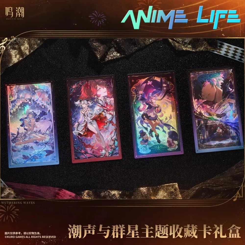 

Game Wuthering Waves Anime Trading Cards For Fans Collectors Collection Card Gift Box Props Cosplay Official Original Gift