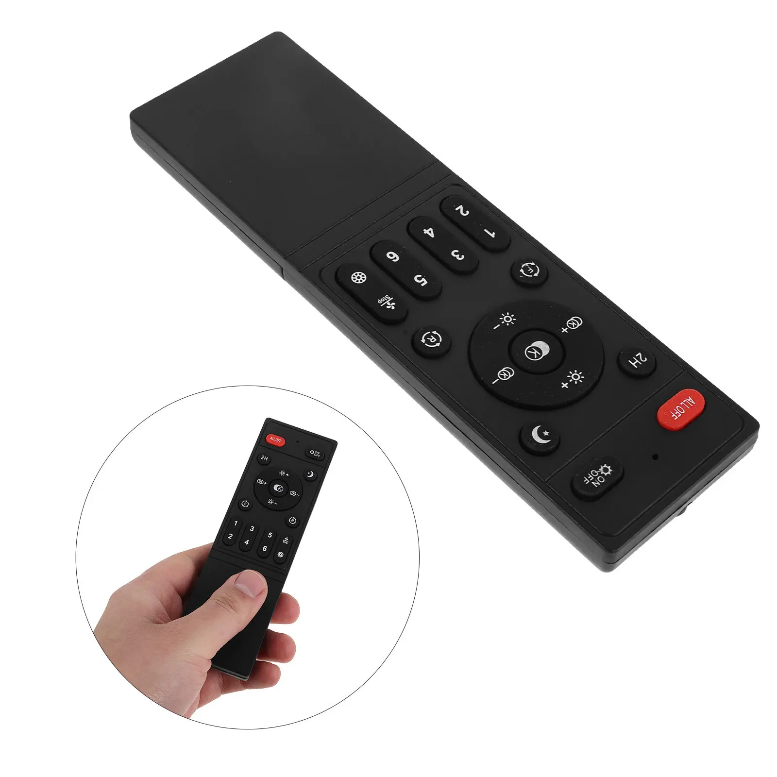 

6-Speed Ceiling Fan Remote Control Replacement with Dimming Reverse Function Timer Infrared Wireless Controller for LED
