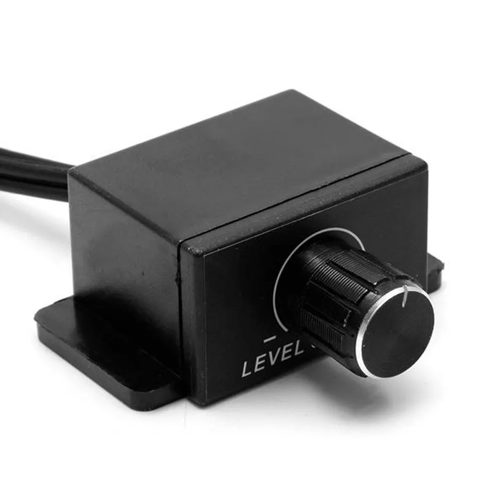 Car Audio Remote Level Control RCA Output Converter Volume Regulator Guitar Knobs Metal Casing Car Electronics Adapter