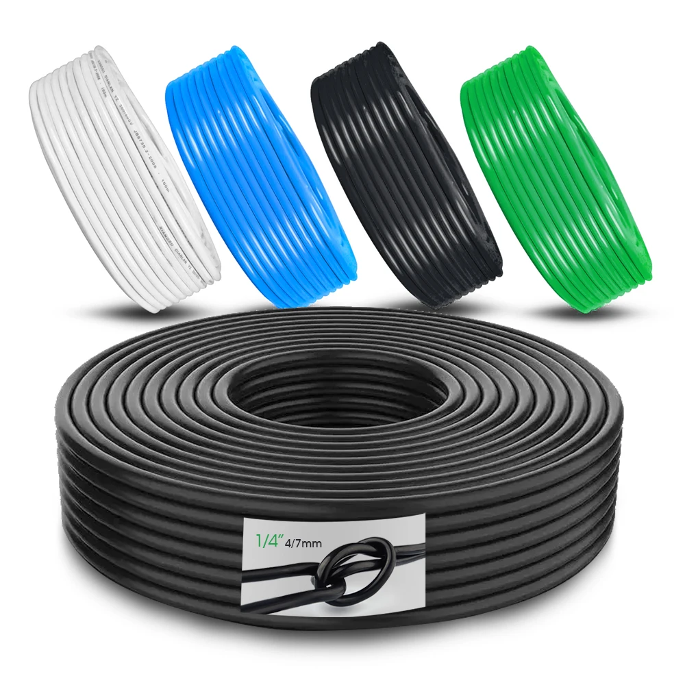 5-50m Garden 4/7mm PVC Hose DIY Gardening Automatic Watering System Punching Micro Drip Irrigation Ootted Plant Pipe Sprinkler