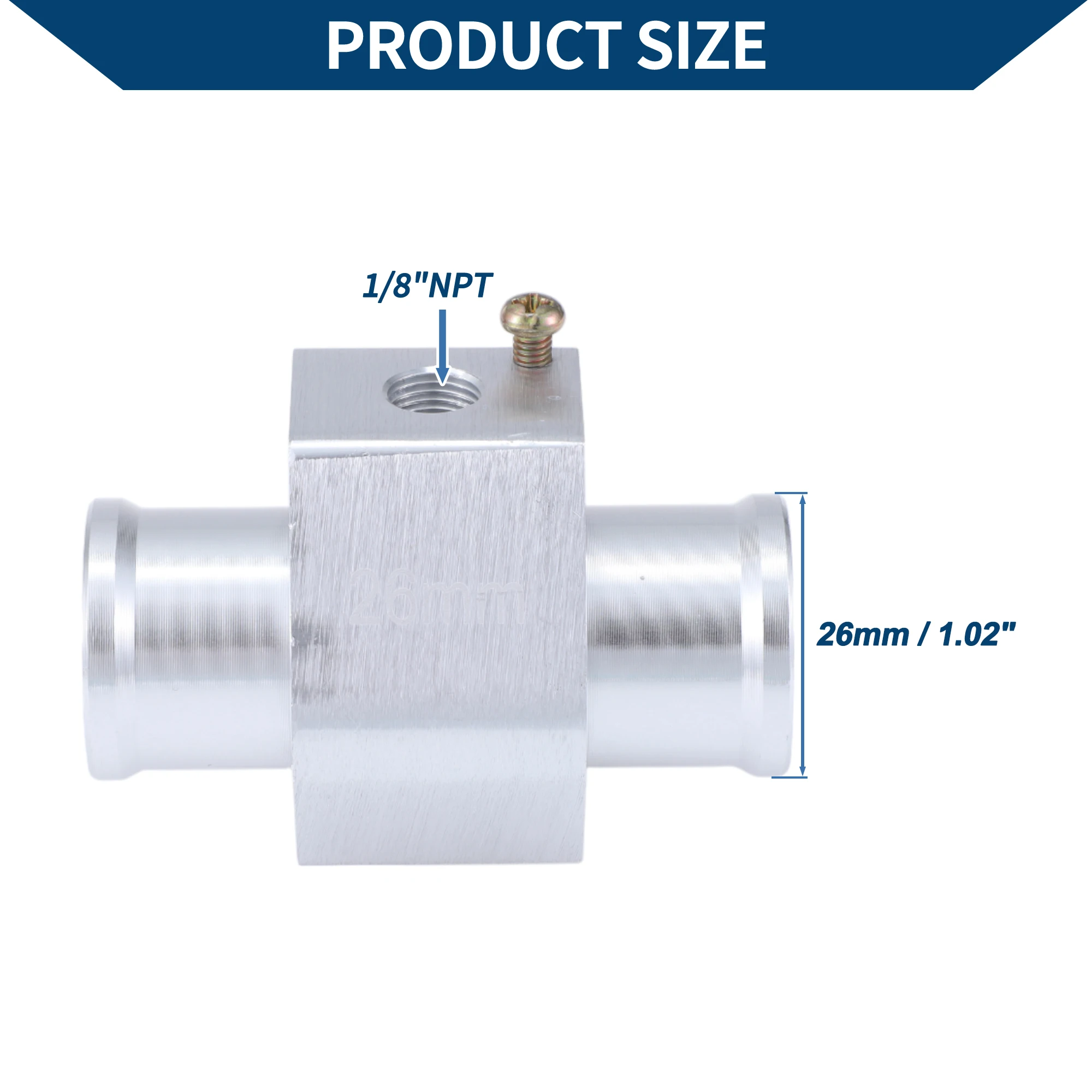 

UXCELL Water Temp Sensor Kit 1/8"NPT 1.02" 170'F On - 155'F Off Auto Radiator Cooling