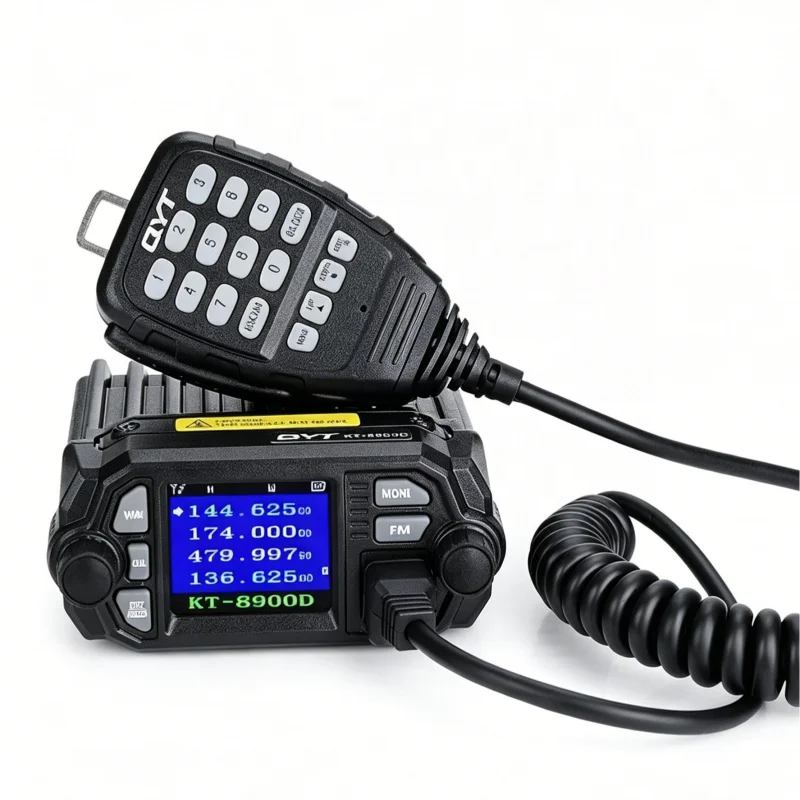 KT-8900D Vehicle Radio 25W Mobile Car Radio QYT 8900D Wakie Talkie Long Range Radio Station Mini Car Display Screen