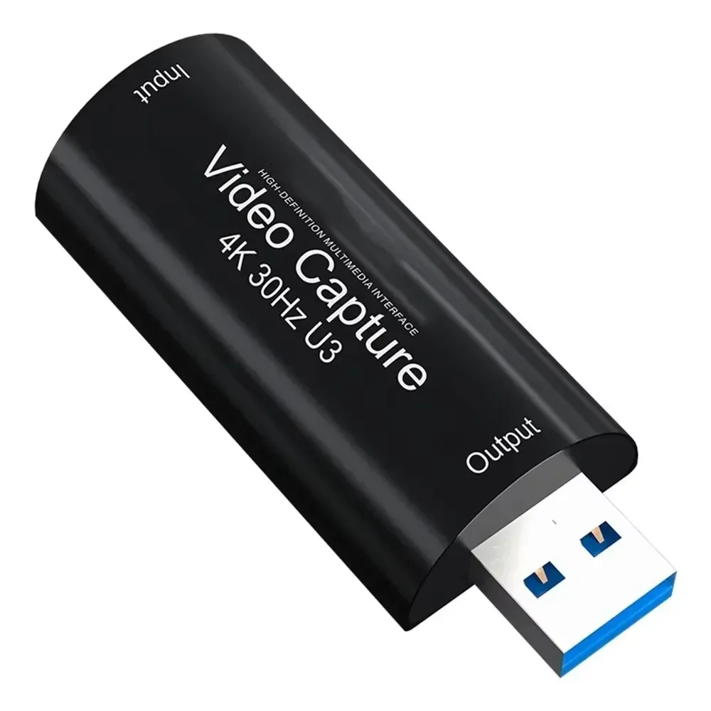 USB 3.0 PC 라이브 스트리밍 그래버 게임 녹음기 비디오 캡처 카드, PS4 카메라 녹화 박스, MS2130, 4K, 1080P, 60fps