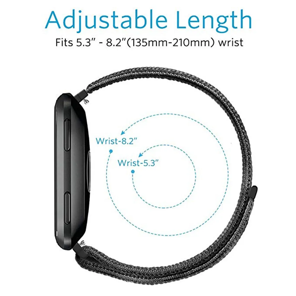 Loop Nylon Woven Strap For OnePlus Watch 2 2R OPPO Watch X 4 Pro Sport Bracelet For Realme Watch 3 S Adjustable Smart Watch Band