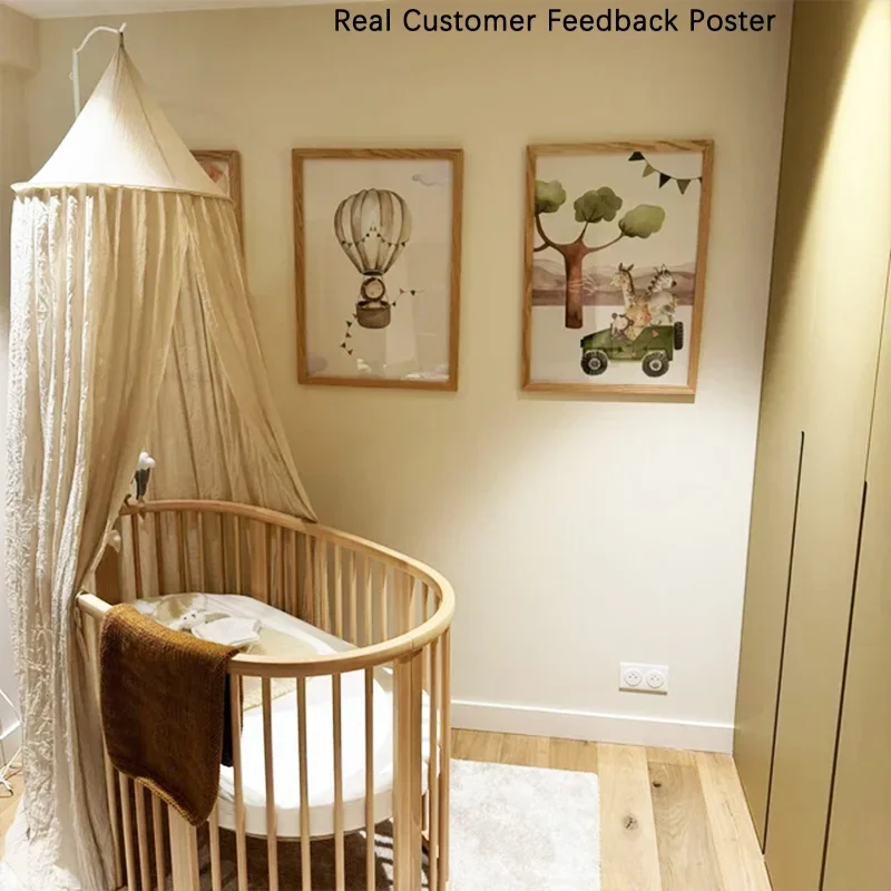 سفاري مغامرة الكرتون المشارك منطاد الهواء الساخن طائرة سيارة غرفة الأطفال قماش اللوحة مجال الحضانة غرفة نوم جدار الفن