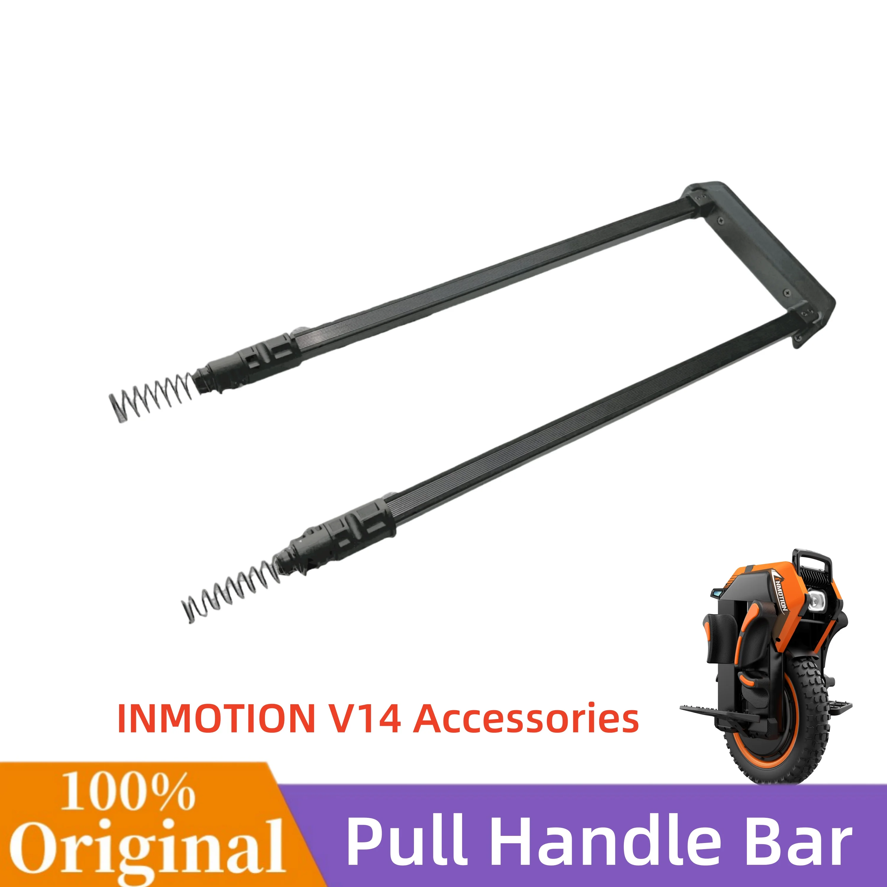 Original INMOTION V14 Pull Handle Bar Electric Self Balance Scooter Unicycle Pull Rod Handlebar Spare Parts Adjustable