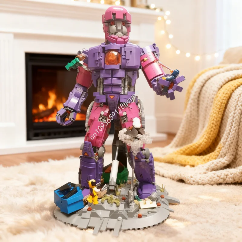 2507 Uds. MOC X Mened Sentinel Superhéroes modelo construcción regalos de navidad bloques Idea de construcción educación niños juguete cumpleaños