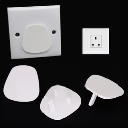 10PCS Power Socket Electrical Outlet Plugs ABS Anti-electricity Protective Cover Baby Safety Protector for Home Socket Accessory