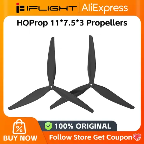 HQ 11X7.5X3 11inch CW CCW 3 blade/tri-blade Propeller prop compatible with Iflight Taurus X8 Pro Max for FPV parts
