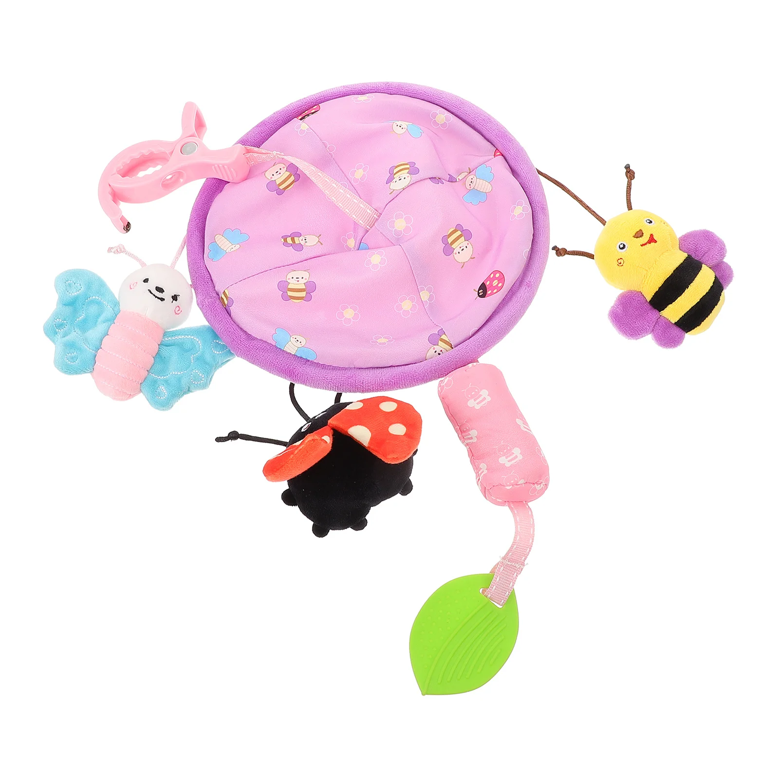 

Crib Bell Baby Bed Hanging Toy Decorate Fabric Car Seat Stroller Activity Newborn