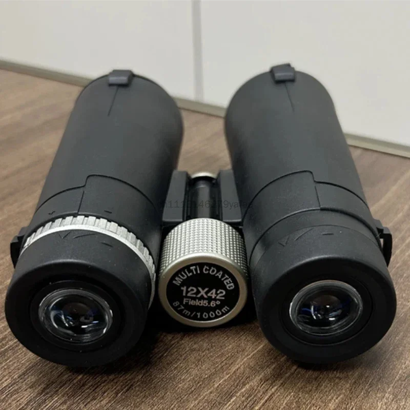 12x42 Binoculars High Power HD Low Light Night Vision Portable Telescope For Outdoor Travel Camping