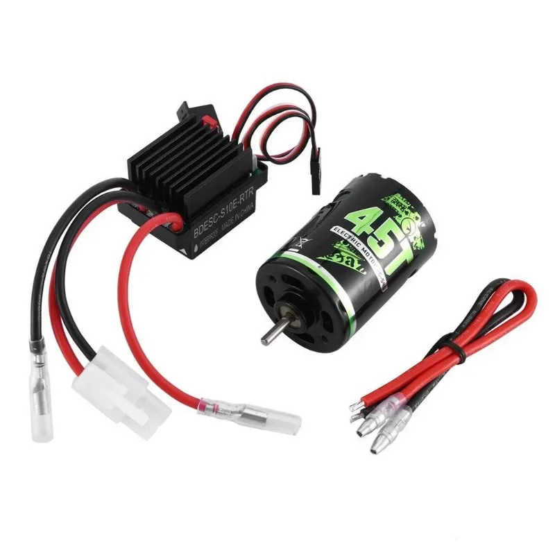 

540 Brushed Motor RC Crawler Motor 20T 60A ESC Brushed Electric Speed Controller 5V/2A BEC for 1/10 RC Car TRX AXIAL HSP