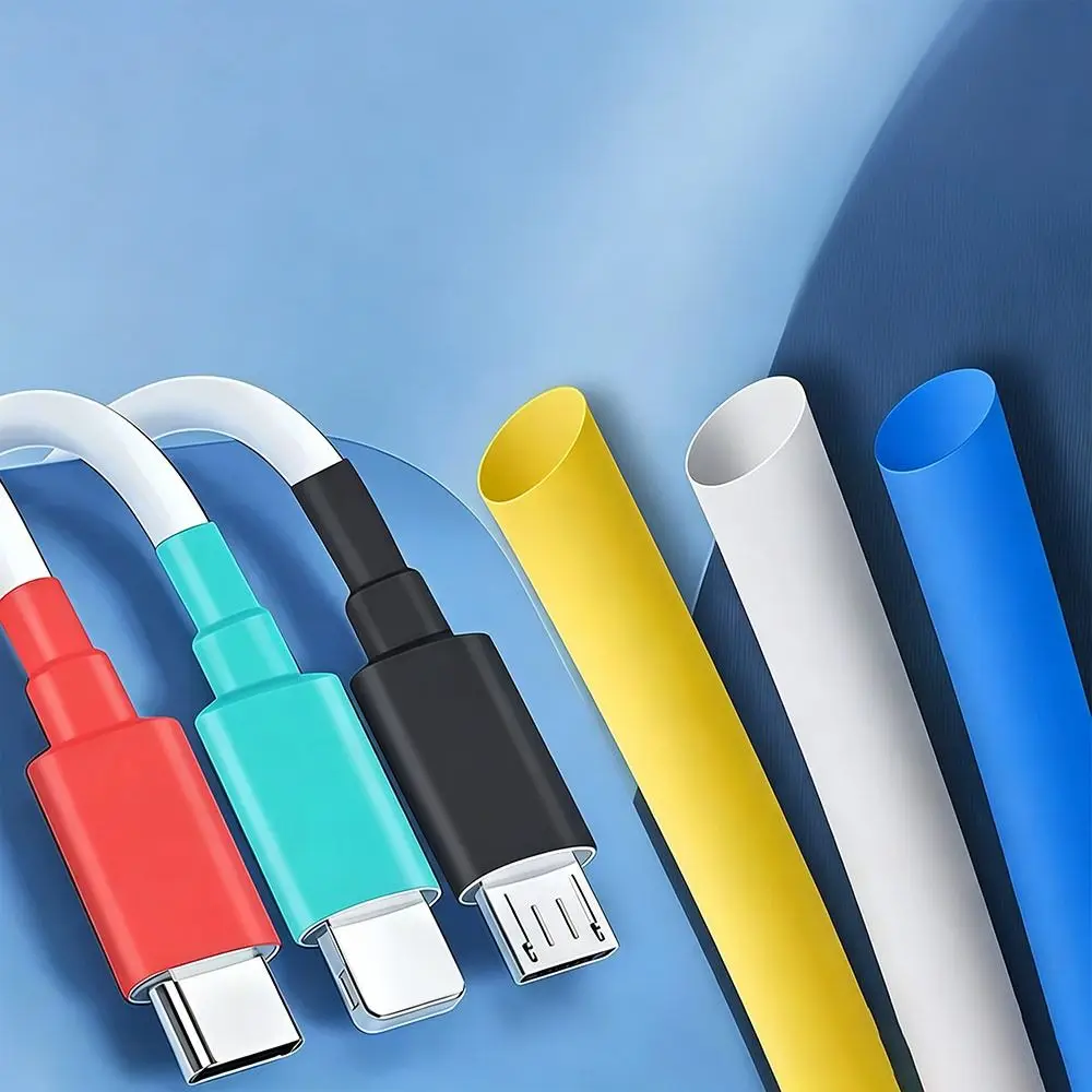 10Pcs Waterproof Charging Cable Sleeve Flexible USB Cable Protector Cable Repair Tube Wear Resistant Cable Protector Sleeve