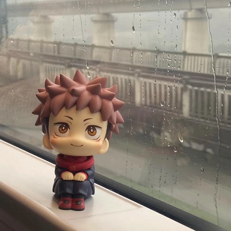 

Anime Itadori Figure Car Decoration Doll Jujutsu Kaisen Itadori Yuji Nendoroid Figure Cute Model Collection Birthday Toys Gifts