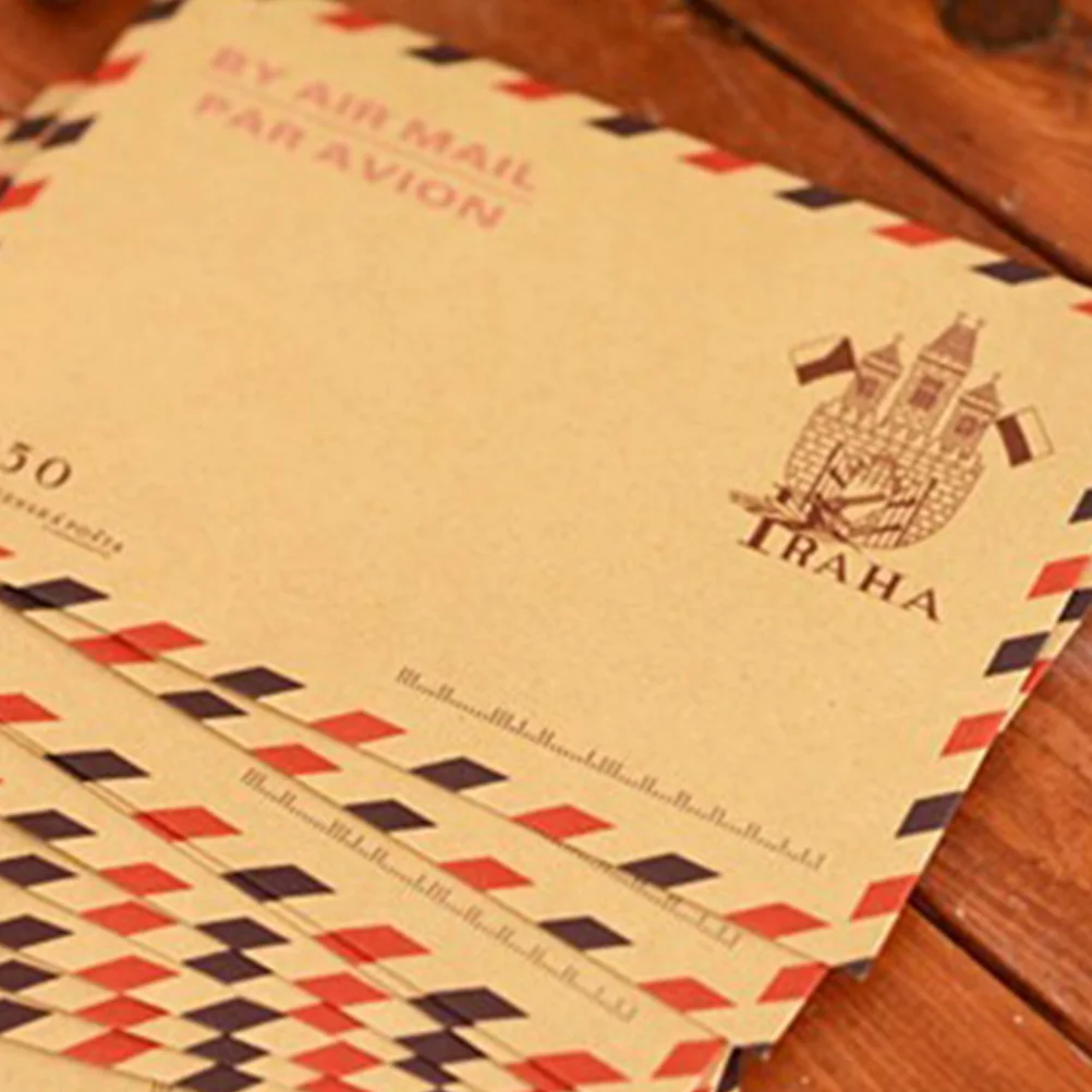 10 Pcs Practical Envelope Kraft Paper Mini Envelopes Classical Retro Storage Small