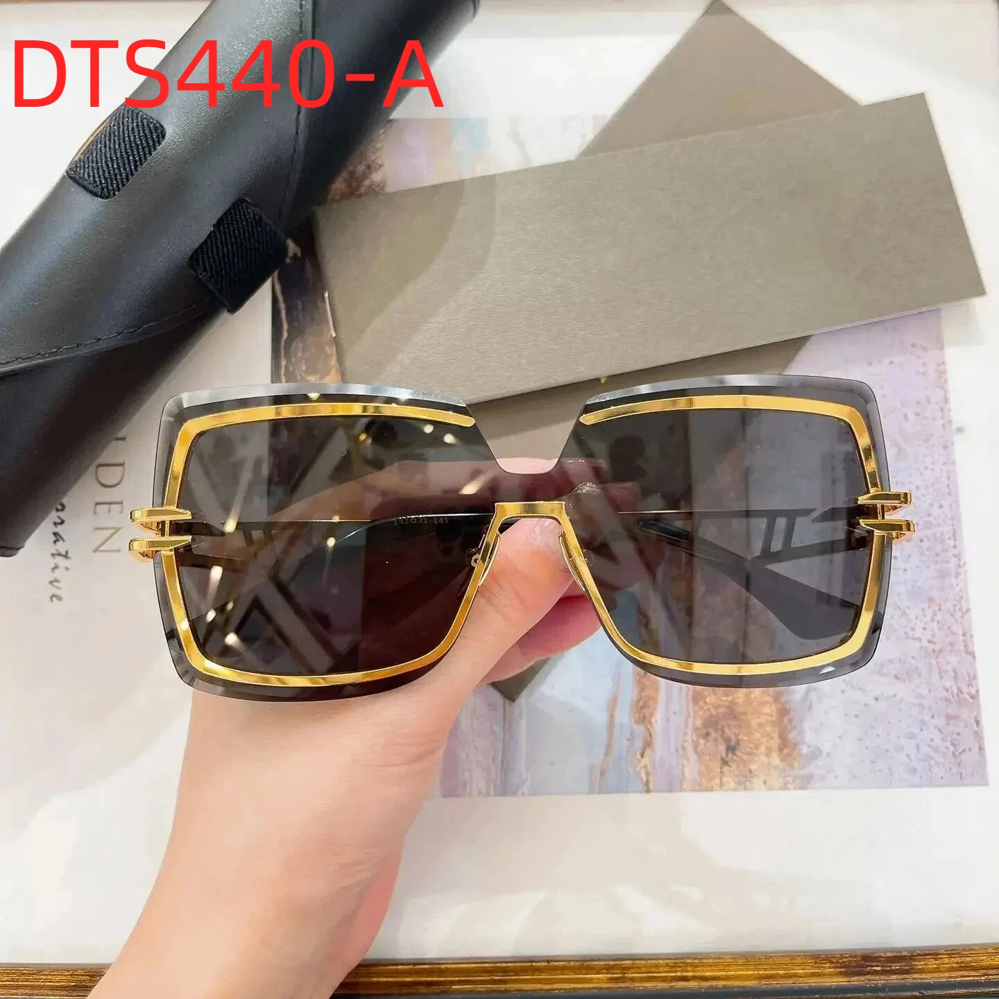 

Original Factory DT BROKYN DTS440-A With Brand Box Luxury Designer Classic Retro Fashion Business Casual Men Women Sunglasses