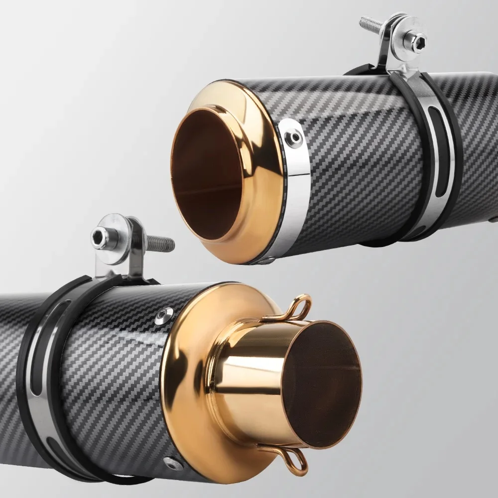51mm universal motorcycle exhaust muffler escape motorcycle GP-project accessories golden tailpipe