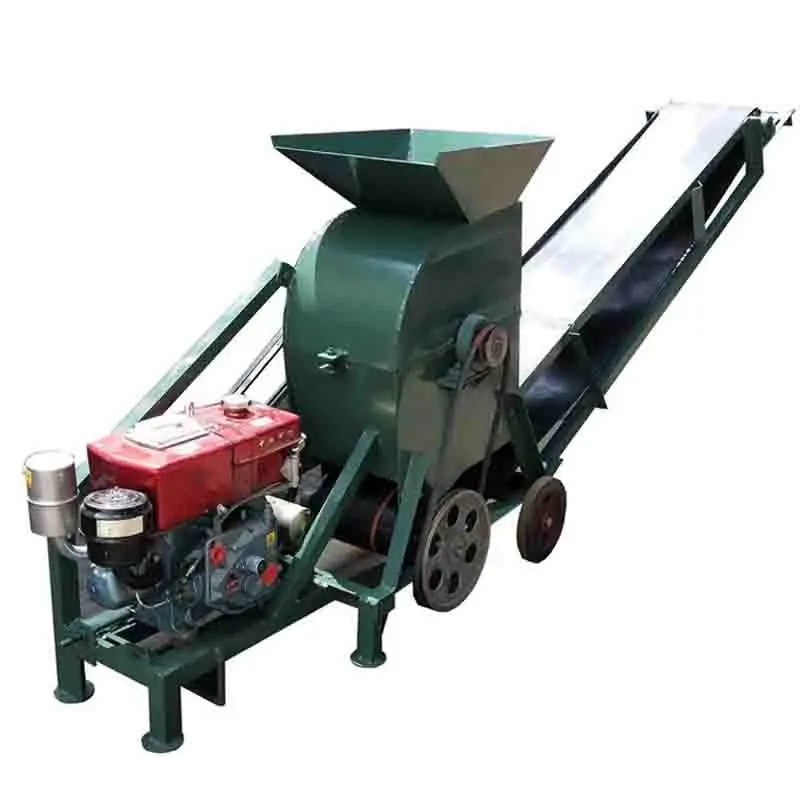 

Small Soil Crusher with Conveyor Belt Hammer Crusher Machine for Clay