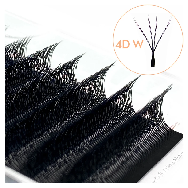 NATUHANA 3D 4D 5D W Eyelashe Extensions Double tips Automatic Flowering Lashes Eye Makeup Tools