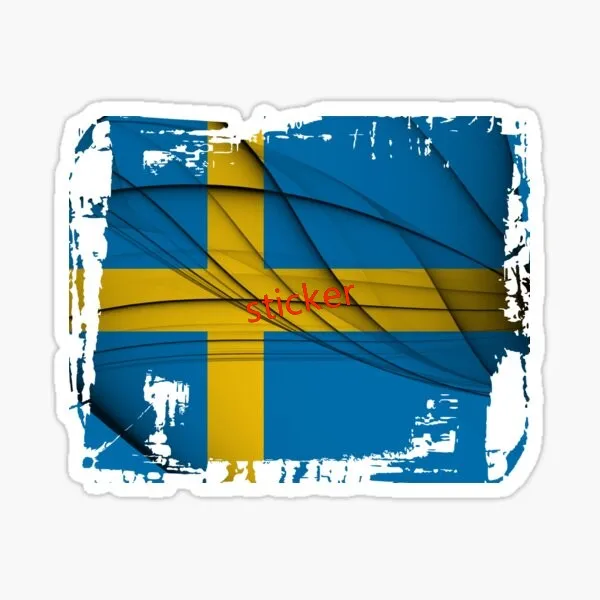 

Sweden flag Car Sticker Window Bumper Trunk 4x4 Decal JDM Funny Car Styling