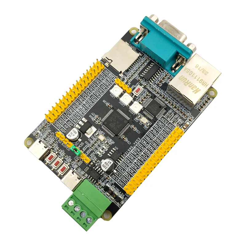 

STM32F103RCT6 network development board W5500 Ethernet module 485/232/industrial control board with TF card slot