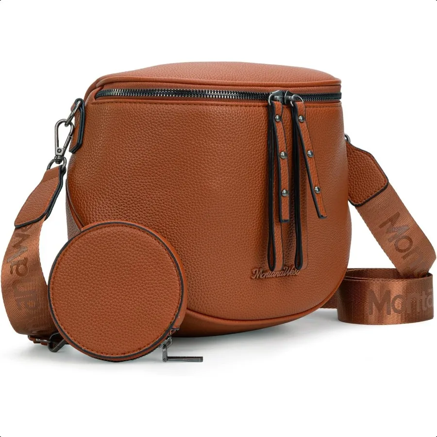 

Montana West Large Crossbody Bags for Women Bum Bag Sling Purse with Adjustable Strap