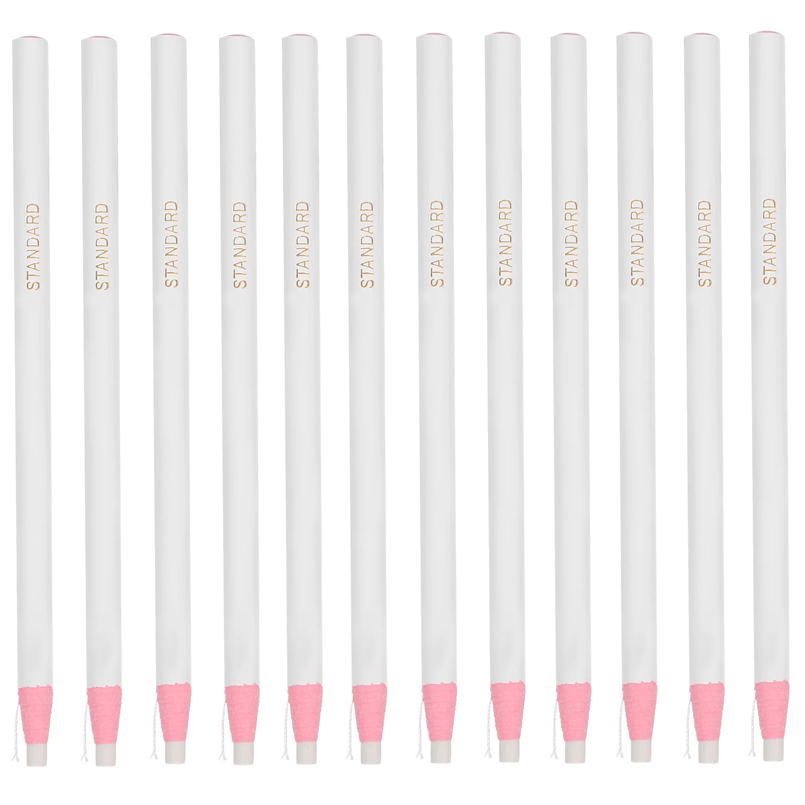12Pcs Peel-Off Grease Pencils Portable Marker Pens for Professional Crafts Tailors Clothing Fabric Marking Peel-Off Wax Pencils