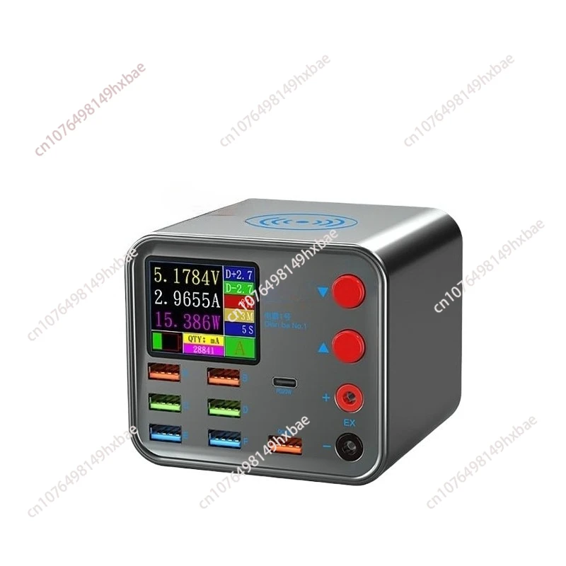 Pro LED 10W Wireless Fast Charger PD+QC3.0 Rapid Charging Smartphone Data Line Inspection Short Circuit Repair