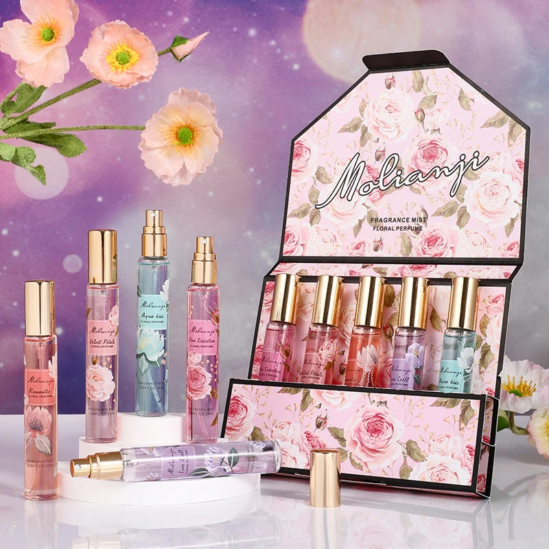 Marca de Perfume de rosas, serie clásica, muestra en aerosol para mujer, fragancia ligera duradera, encanto elegante, conjunto de regalo romántico Floral, caja de 100ml
