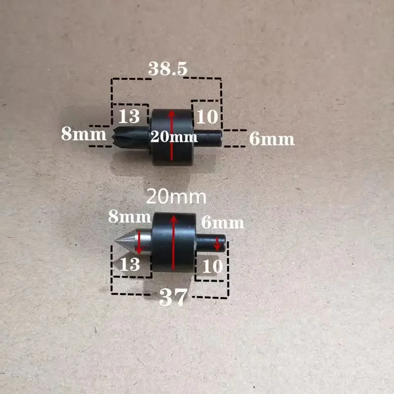 1 Set Multifunction Drilling Tailstock Live Center Silver Metal With Claw For Mini Lathe Machine Revolving Centre DIY Accessorie