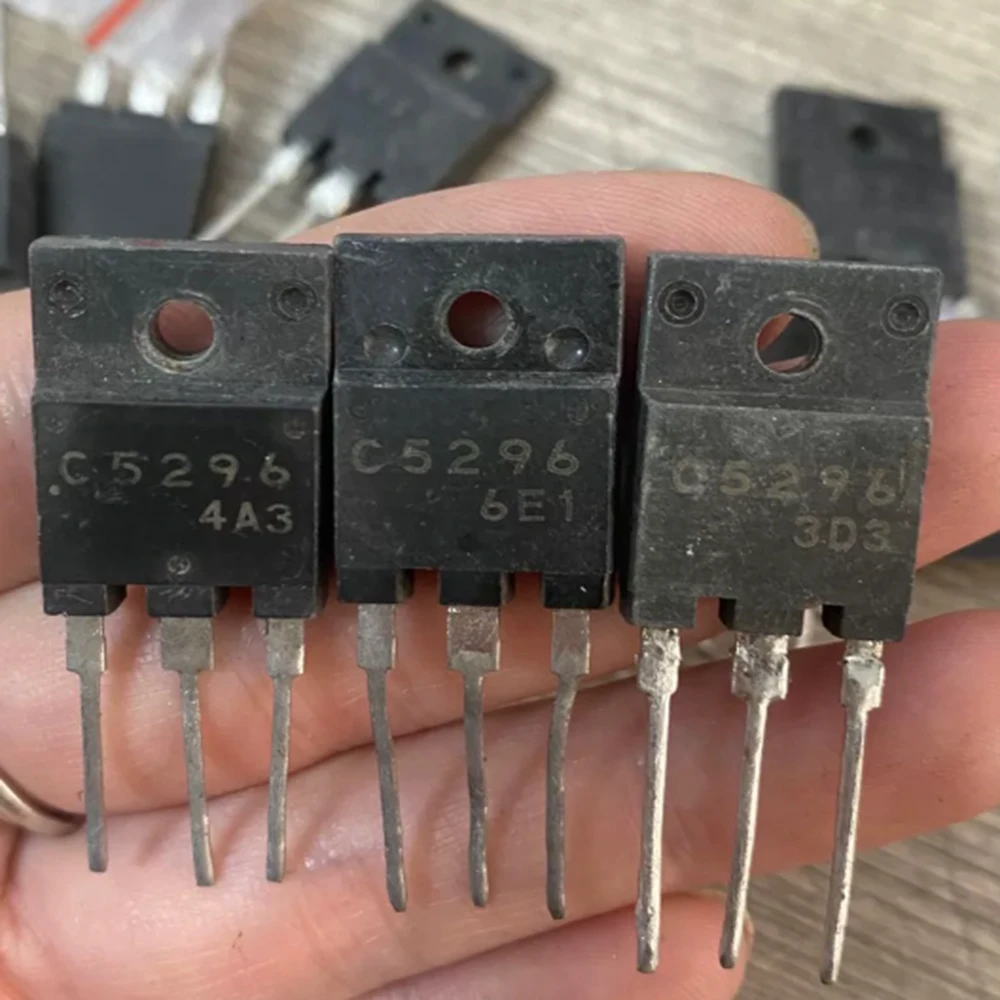 10PCS C5296 C5966 C5299 D2539 D1557 D1556 D1554 D1553 D2553 C5297 D1710 D2599 D1651 2SD1555 C5150 TO-3PF Original disassembly