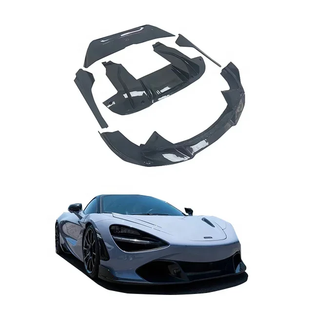 Vors Style Body Kit For Mclaren 720S Bodykit Dry Carbon Fiber Car Front Rear Lip Diffuser Side Fenders