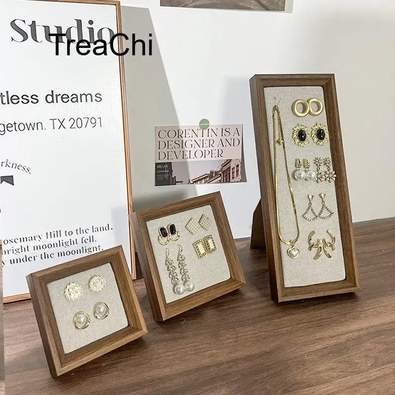 

Vintage Photo Frame Jewelry Holder Accessory Organizer Creative Stud and Earring Holder, Necklace Display Stand